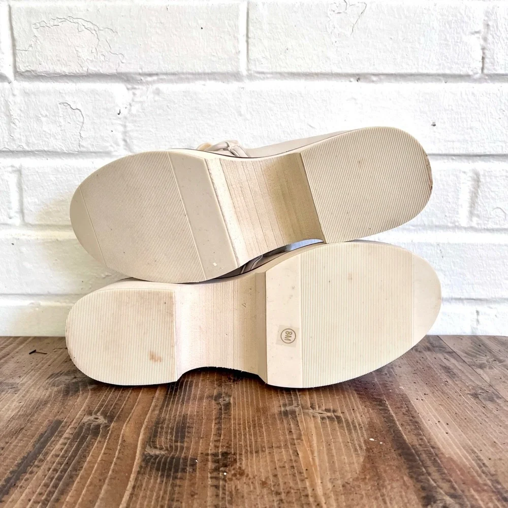 Coconuts by Matisse Louie Platform Loafers in Cream, SZ 8 EUC - Picture 8 of 9